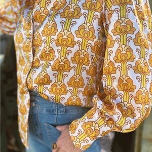 Lil Bee’s Bohemian Streets of Gold Blouse